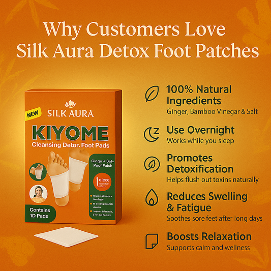 Silkaura™- Detox Foot Patches BUY 1 GET 1 FREE